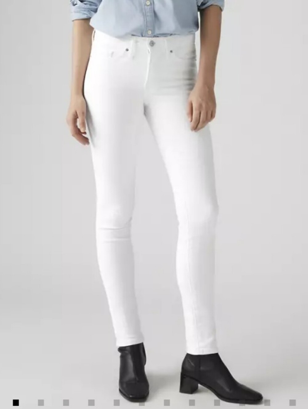 Womens Levi's 311 Shaping Skinny Jean White 31